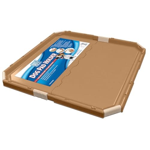 OUT! Soporte de almohadillas para perros | Bandeja portátil para entrenamiento de mascotas y almohadillas para cachorros |Se adapta a almohadillas de 21 x 21 pulgadas o más pequeñas