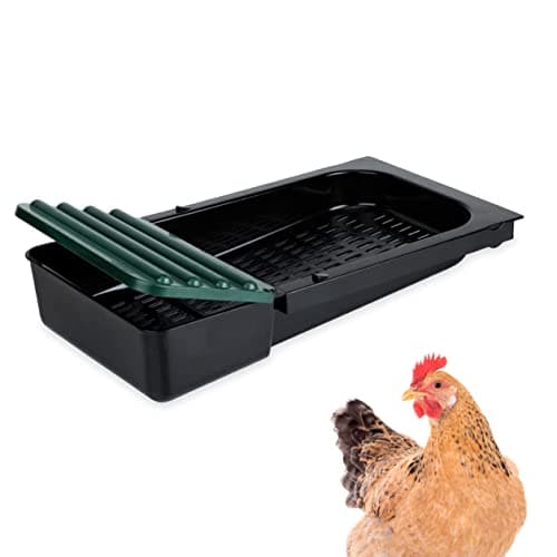 Cubeta para ponedero de gallinas - Mejora o fabrica tu proprio ponedero de Huevos - Fácil de Instalar - Incluye Tapa e inclinación para Que los Huevos rueden