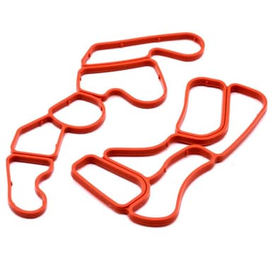 HAOTOM Junta del enfriador de aceite del motor Para Mercedes-Benz C W203 E W211 M W164 R V251 S W221 Clases CLC CL203 CLK C209 CLS C219 GL X164 GLK X204 M W164 R V251 SL R230 SLK R171 Sprinter Viano