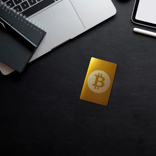 Genérico Tarjeta de Aluminio Fina y Resistente al Agua para Frase Semilla de Criptomonedas - Almacenamiento Seguro y Discreto de 24 Palabras Clave para Billeteras Frías como Bitcoin, Ethereum y Más