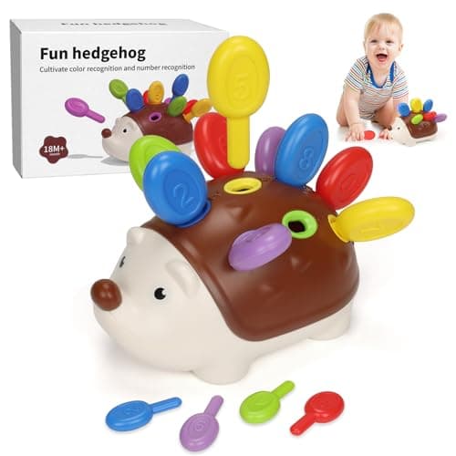 Venditer Juguetes Montessori Bebes 1 años, Juguetes Niños 2 3 4 Años, Juguetes Sensoriales Bebe, Juguetes de Habilidades Motoras Conteo y Reconocimiento de Color Juegos Educativos Niños 6 9 12 Meses