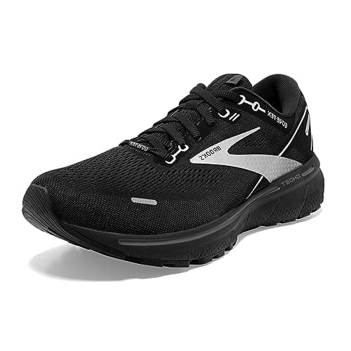 Brooks Ghost 14 GTX, Running Shoe Hombre, Black/Black/Ebony, 46 EU