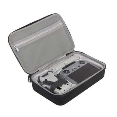 JSVER Mini 4 Pro/Mini 3 Pro Bolsa,Funda para dji Mini 3 Pro/Mini 3 y Accesorios Estuche de Almacenamiento Rígido EVA Compatible con dji Mini 4 Pro-Negro