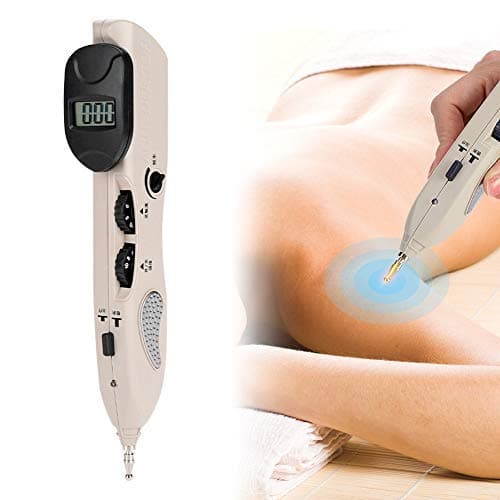 Pluma de acupuntura para aliviar el Dolor, Pluma de acupuntura electrónica Digital con 3 sondas de Masaje Point Energy Health Care Tool Set