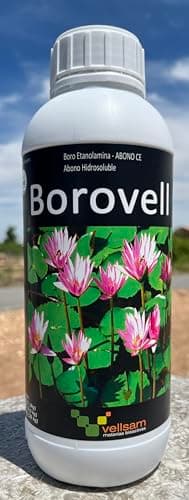 Abono de boro 10% quelatado en etanolamina 1 litro, para fertilización foliar y radicular. Borovell