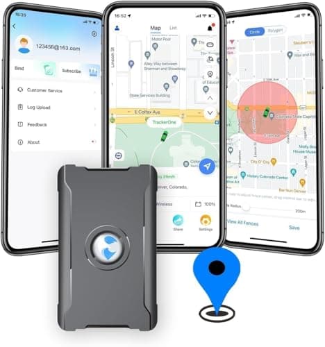 Rastreador GPS para vehículos, Seguimiento en Tiempo Real, Geo-Fence, rastreador GPS Personal de Seguimiento de batería Recargable de 6000 mAh