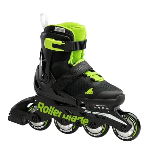 Rollerblade Microblade Talla: 33-36, Patines En Línea Unisex Adulto, Negro (Black), 33-36