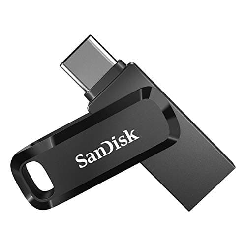 SanDisk 256GB Ultra Dual Drive Go Memoria flash USB Type-C, con conectores USB Type-C y Type-A reversibles, para smartphones, tabletas, Macs y ordenadores, hasta 400 MB/s, Negro