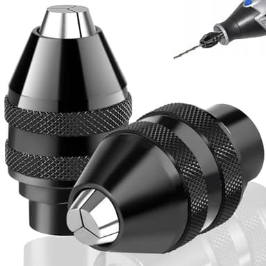 2 Pcs 4486 Portabrocas Taladro para Dremel 1/32 1/8 Mandril para Cabezal Taladro Accesorios Herramientas Recambios Mandril Adaptador Brocas Sds para Dremel 4000,400,3000,398,395,300,200,285,8200,800
