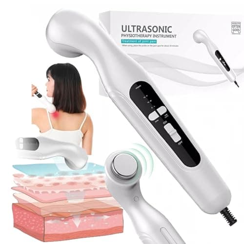 Equipo De Fisioterapia Por Ultrasonido: 3 Engranajes, SincronizacióN De 15 Minutos, Fisioterapia, Cintura, Brazo, Alivio Del Dolor Corporal, Masajeador Muscular, Área De RadiacióN Efectiva: 4 Cm²