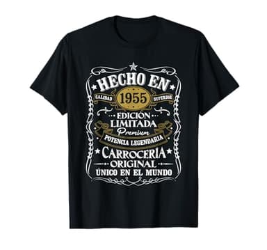 70 Cumpleaños 70 Años Hombre Hecho en 1955 Vintage Regalo Camiseta