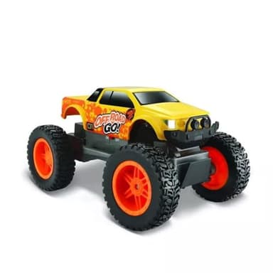 Maisto Tech R/C Off Road Go: Vehículo teledirigido Todoterreno con frecuencia de 2,4 GHz, tracción en Las Cuatro Ruedas y Mando a Distancia con empuñadura de Pistola, a Partir de 5 años, 21 cm,