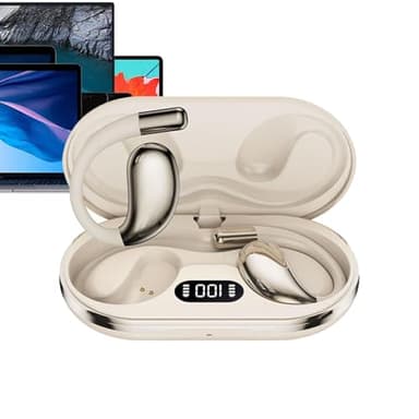 Genérico AI Translator Earbuds, HD Sound Translator Earbuds 144 Languages, AI Translator Earbuds Real-Time, 60h Long Life and HiFi Sound for Travel, Learning, Smart Translator Earbuds