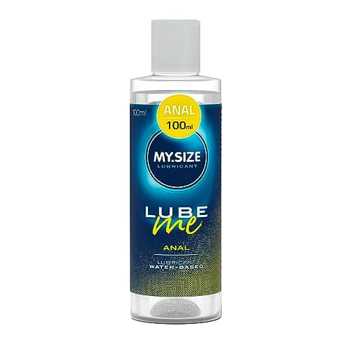 MY.SIZE Lube Me Premium Lubricante Anal 100 ml I Lubricante extra viscoso I Gel lubricante a base de agua I Gel lubricante adecuado para juguetes y condones de látex I Lubricación a base de agua