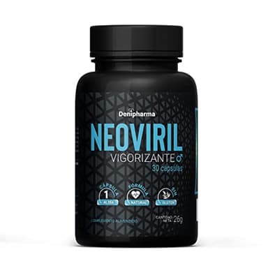 NEOVIRIL - 30 cápsulas | Potenciador masculino | 1 cápsula al día | Tribullus - L-arginina - Maca - Ginseng - Zinc