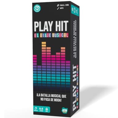 Play Hit - Juegos de Mesa Adultos Divertido y dinámico - Música en español - Diversión con Amigos y Familia - Regalo Original para Hombres y Mujeres