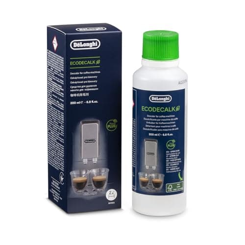 De'Longhi DLSC202 ECODECALK - Descalcificador para máquinas de café ecológica, ingredientes de materias primas naturales, 200 ml