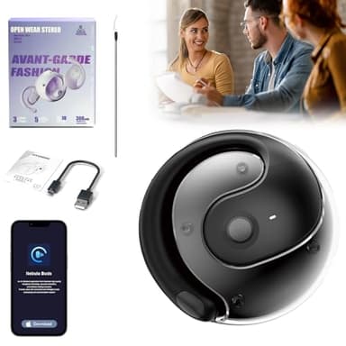 Hy-T26 Pro Traductor de Idiomas,Traductor de Auriculares HY T26 Pro,Hy-Undai Earbuds Auriculares Inalámbricos de Traducción Bluetooth,Auriculares de Traducción en Tiempo Real