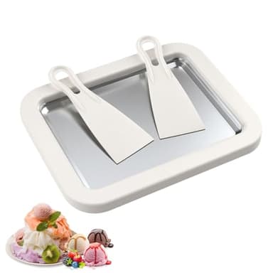 ZoneYan heladeras hacer helado, maquina hacer helados, maquina de hacer helados, maquina helados soft, ice cream maker, (Blanco)