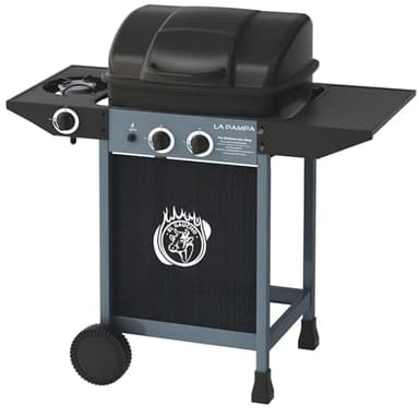Barbacoa de gas de piedra volcánica EL GAUCHO La Papa + 97 x 45 x 99 cm
