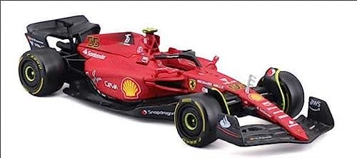 Modelo - Colección Reproducción Oficial Fórmula 1 F1 2022 Gran Premio Pilotos Coche Compatible con Establos Scala 1/43 (F1-75 SAINZ)