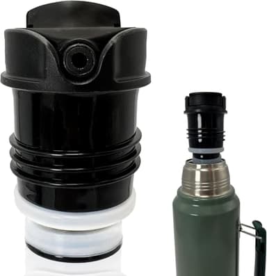 Stanley Thermos Tapón Cebador de Repuesto para Termo, Tapón Térmico para Botella Stanley Clásica (Compatible con 473 ml, 750 ml, 1L, 1.4L, 1.9L) Pico Cebador con Flujo de Alta Precisión
