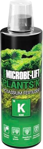 MICROBE-LIFT Plants K - 473 ml - Abono potásico magnífico Crecimiento de Las Plantas en acuarios de Agua Dulce, sin nitratos ni fosfatos, favorece una vegetación Sana.
