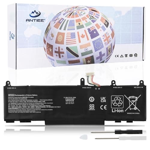 ANTIEE WP03XL M73466-005 Laptop Batería para HP EliteBook 830 835 840 845 860 865 G9 G10 G11/EliteBook X360 1040 G9 G10 2-in-1 ZBook Firefly 14 G9 G10 /Split X2 13-M000 51.3Wh