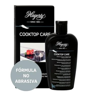 Hagerty Cooktop Limpiador de Cocinas 250 ml I Loción para el cuidado eficaz para vitrocerámicas y cocinas de inducción I limpiador de encimeras de cocinas con tierra de diatomeas I Limpia y protege