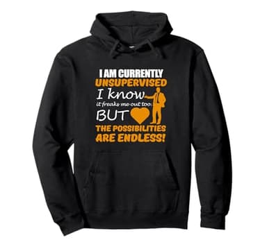 Oficina Humor Chistes Soy Sin Supervisión Divertido Sudadera con Capucha