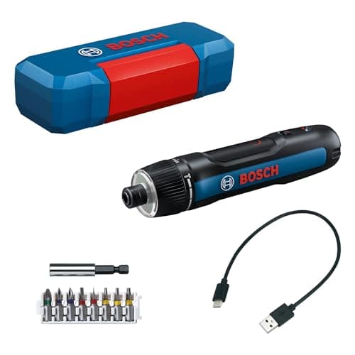 Bosch Professional Atornillador a batería Bosch GO 3 (incl. set de 8 puntas, portapuntas, cable USB-C, minimaletín)