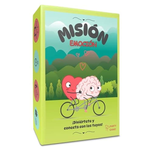 MISIÓN EMOCIÓN: Juego emociones para Familia y Amigos. Juego de Cartas Divertido y emocionante. Juegos de Mesa para Adultos y niños. Aumenta la Inteligencia Emocional y Social.