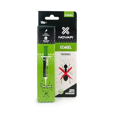 ECOGEL Hormigas | Eficacia Profesional | Jeringa 10gr Ecopack | 1 unidad | Caja de cartón