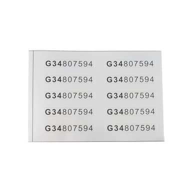ECSiNG 10 pegatinas para números de serie, etiquetas de repuesto, compatibles con Game Boy Classic DMG-01, accesorios para consolas, G34807594, carcasa trasera