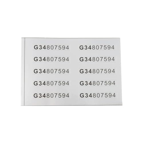 ECSiNG 10 Etiquetas Adhesivas de Repuesto con número de Serie compatibles con Game Boy Classic DMG-01 Accesorios de Consola G34807594 Etiqueta Trasera de Caja