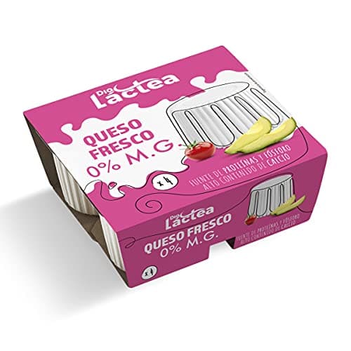 DIA LACTEA queso fresco 0% M.G pack 4 uds x 62,5 gr