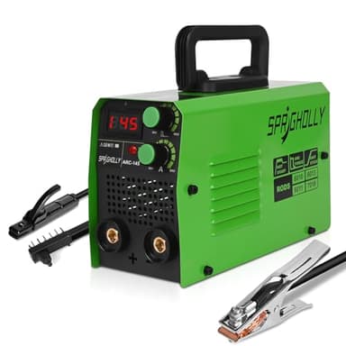 Mini Soldador Inversor 2 en 1, Arc Lift TIG con 145 amperios, tecnología IGBT, pantalla digital LED, arranque caliente antiadherente, maquina de soldar electrodo ARC-145