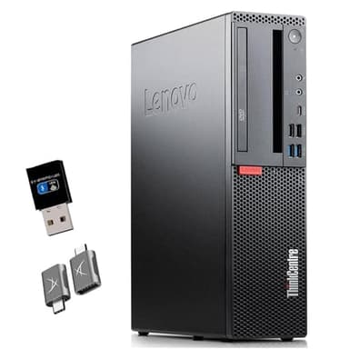 Lenovo ThinkCentre M920s SFF | Intel Core i7-8700 | 32 GB RAM | 1 TERA SSD Windows 11 Pro WiFi Bluetooth Display Port USB Type-C - Garantía 36 meses (Reacondicionado)