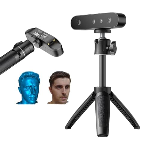 Creality CR-Scan Ferret SE 3D Escáner, seguimiento antivibración, precisión de escaneo de 0,1 mm, escáner portátil de 30 FPS para impresoras 3D,puede escanear objetos negros/metálicos para Windows/Mac