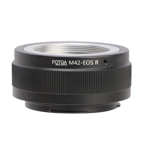 Fotga M42-EOSR Anillo adaptador de montaje de lente para lente de tornillo M42 a Canon EOS R RP R5 R6 RF Mount Mirrorless Camera