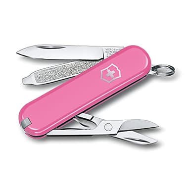 Victorinox, Classic SD, Navaja Multiuso Suiza, Cuchillo bolsillo, Regalo, 7 Funciones, Hoja pequeña, Lima de uñas