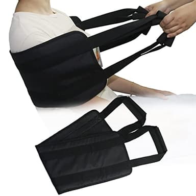 Transportador de Pacientes, 100 * 40cm Cinturón de Transferencia con Manijas,Paciente Anciano Cinturón móvil de Transferencia Silla de Ruedas Cama Cinturón Elevador de Enfermería con Manijas
