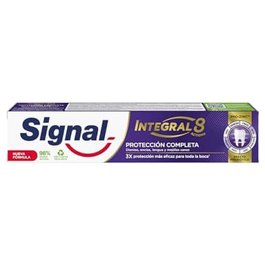 Signal Pasta de Dientes Integral 8 Protección Completa Con ingredientes de origen natural 75 ml x1