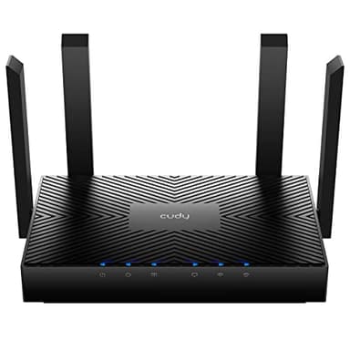 Cudy Router Wi-Fi 6 de Doble Banda AX3000, 802.11ax, 160 MHz, MU-MIMO, OFDMA, WireGuard, OpenVPN, WPA3, WR3000