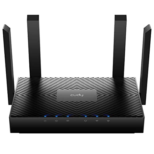 Cudy Router Wi-Fi 6 de Doble Banda AX3000, 802.11ax, 160 MHz, MU-MIMO, OFDMA, WireGuard, OpenVPN, WPA3, WR3000