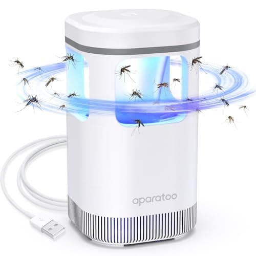 Lámpara Antimosquitos Eléctrico, Mata Mosquitos USB Anti Mosquitos Killer, Portátil Lampara Mosquitos Interior Exterior Eliminador de Insectos Moscas para Doméstico, Dormitorio, Cocina,Cámping,Jardín