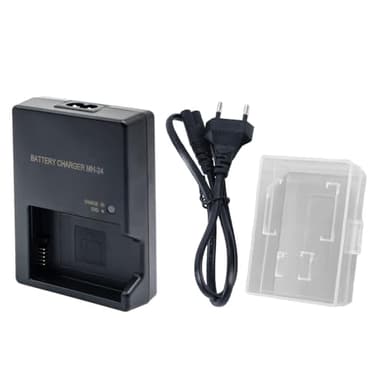 KWTOUL MH-24 Cargador Rápido de Batería para Batería EN-EL14 EN-EL14A, Compatible con Nikon P7100 P7000 D5100 D5200 D5300 D5500 D5600 DF D3100 D3200 D3300 con Caja de protección para batería