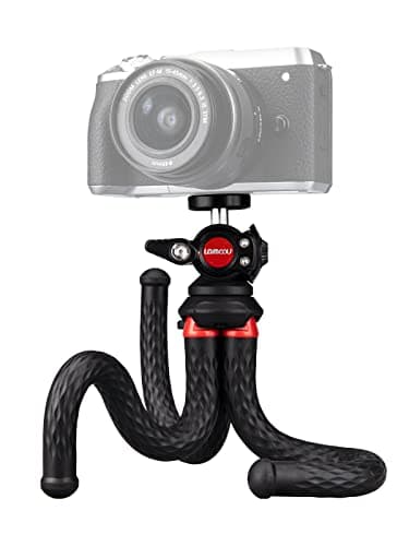 Lammcou trípode cámara Salvaje, Flexible trípode de Viaje, pequeño Pulpo trípode de Mano trípode de cámara para para cámara videocámara luz Webcam Bendy Tripod