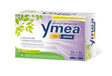Ymea Menopausia Día y Noche, Control Sofocos y Sueño, Tratamiento 1 Mes - 64 Cápsulas