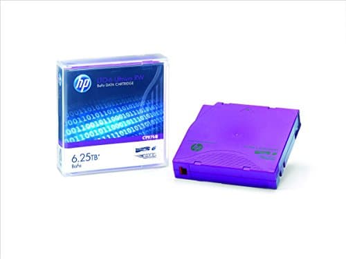 HP LTO-6 Ultrium RW - Cinta virgen (LTO, 6250 GB, 400 MB/s, Púrpura, 1,265 cm, 846m)